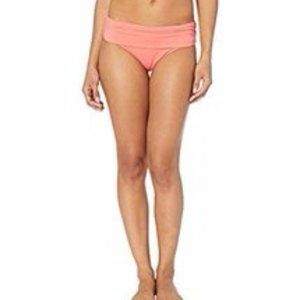 LRL Wide Shirred Banded Hipster coral Reef Size 12